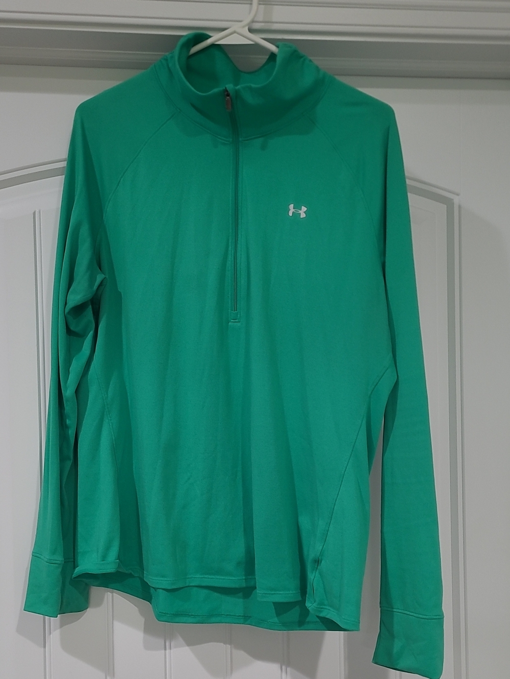 Under Armour Green 1/4 Zip Performance Pullover